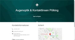 Desktop Screenshot of optik-poelking.de